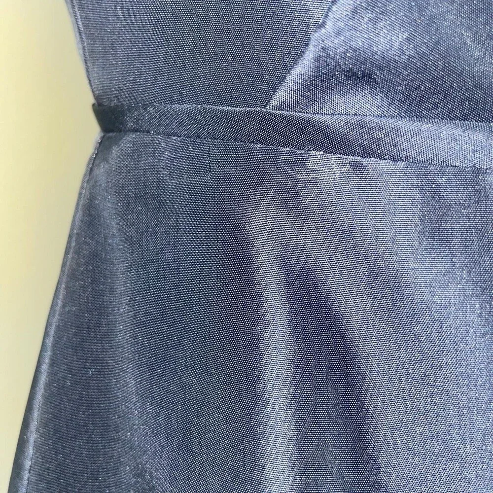 NWT J Crew Alexia Strapless Silk A Line Pebble Blue Dress New Cocktail Formal 2
